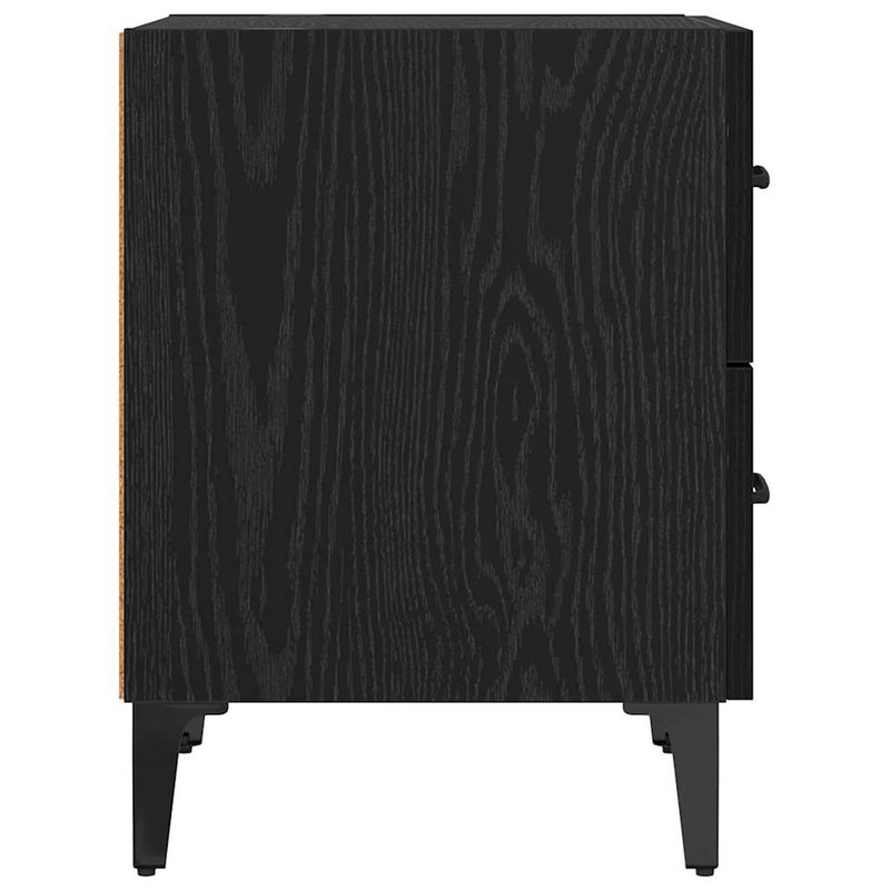 Casa si Gradina - Mobilier - Comode si corpuri - Noptiere - Noptiera Stejar negru 40 x 35 x 47.5 cm Lemn compozit - Infinity.ro