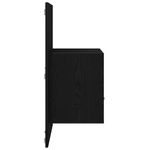 Casa si Gradina - Mobilier - Comode si corpuri - Noptiere - Noptiera cu sertar 2 pcs Stejar negru 48.5 x 32.5 x 80 cm - Infinity.ro