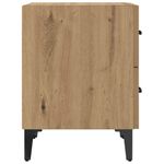 Casa si Gradina - Mobilier - Comode si corpuri - Noptiere - Noptiera stejar artizanal 40 x 35 x 47.5 cm Lemn compozit - Infinity.ro