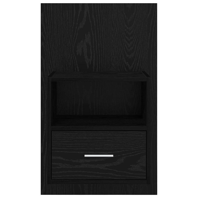 Casa si Gradina - Mobilier - Comode si corpuri - Noptiere - Noptiera cu sertar 2 pcs Stejar negru 48.5 x 32.5 x 80 cm - Infinity.ro
