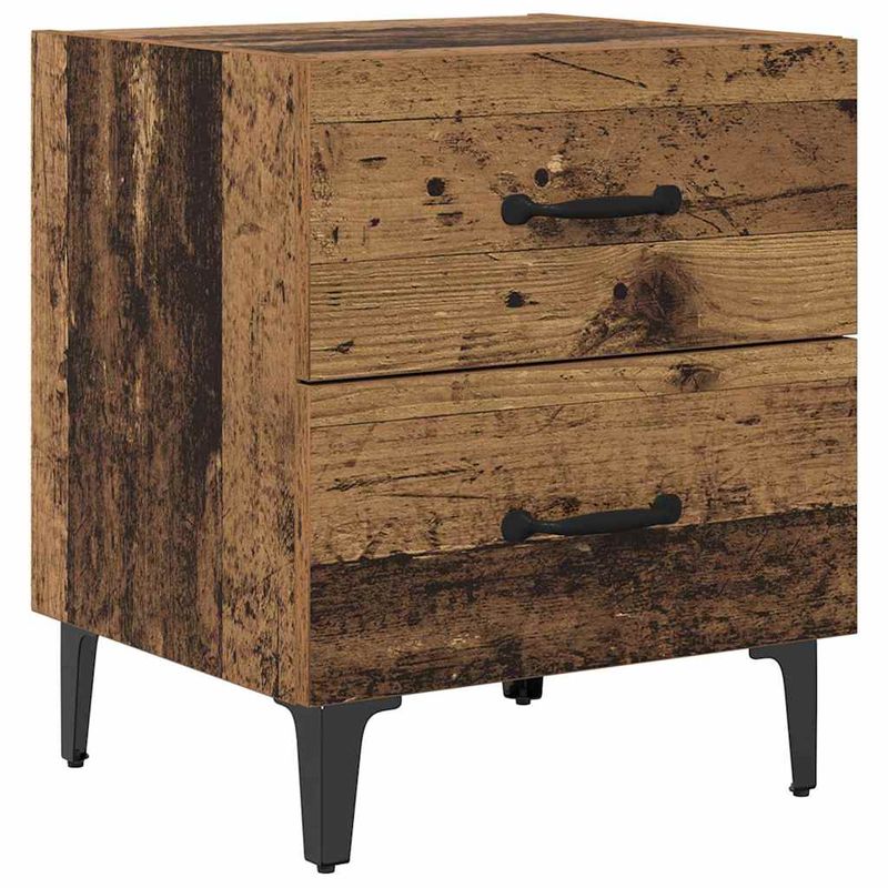 Casa si Gradina - Mobilier - Comode si corpuri - Noptiere - Noptiera 2 pcs Lemn vechi 40 x 35 x 47.5 cm Lemn compozit - Infinity.ro