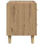 Casa si Gradina - Mobilier - Comode si corpuri - Noptiere - Noptiera cu sertar 2 pcs stejar artizanal 40 x 35 x 47.5 cm - Infinity.ro