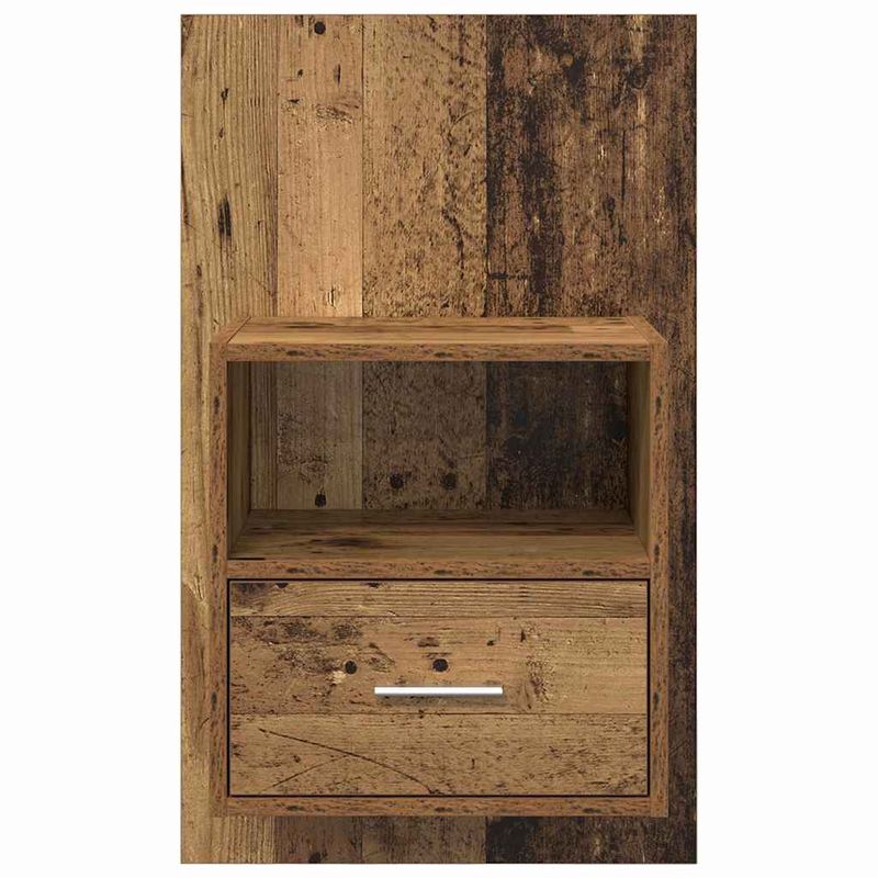 Casa si Gradina - Mobilier - Comode si corpuri - Noptiere - Noptiera 2 pcs Lemn vechi 48.5 x 32.5 x 80 cm Lemn compozit - Infinity.ro