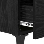 Casa si Gradina - Mobilier - Comode si corpuri - Noptiere - Noptiera Stejar negru 40 x 35 x 47.5 cm Lemn compozit - Infinity.ro