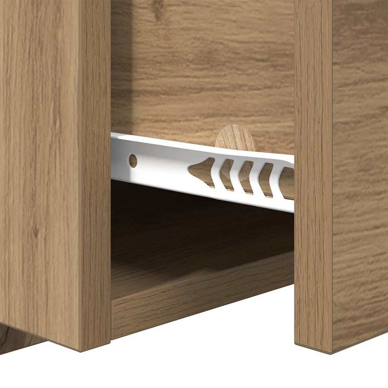 Casa si Gradina - Mobilier - Comode si corpuri - Noptiere - Noptiera 2 pcs stejar artizanal 48.5 x 32.5 x 80 cm - Infinity.ro