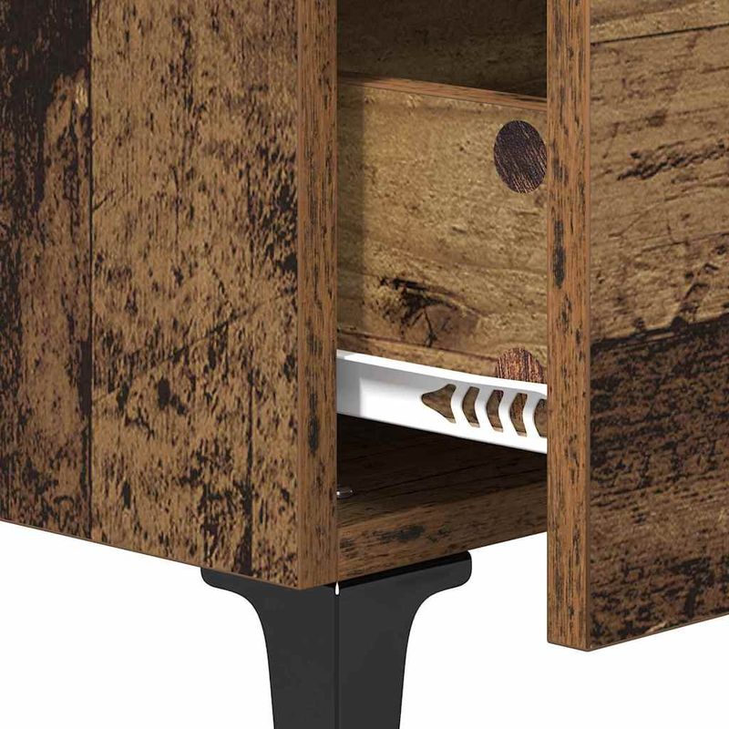 Casa si Gradina - Mobilier - Comode si corpuri - Noptiere - Noptiera 2 pcs Lemn vechi 40 x 35 x 47.5 cm Lemn compozit - Infinity.ro