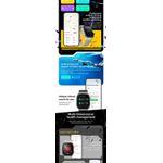 Laptop, Telefoane si Tablete - Wearables si gadgeturi - Wearables - Smartwatch-uri - Ceas SmartWatch multifunctional, monitorizare completa sanatate, rezistent la apa 5ATM, ecran 1.85" TFT 60Hz,compatibil cu Android si iOS - Infinity.ro