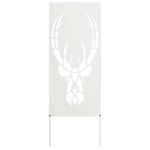 Casa si Gradina - Gradina si terasa - Decoratiuni exterior - Ornamente gradina - Panou decorativ pentru gradina Animal Print Alb 50 x 140 cm - Infinity.ro