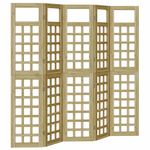 Casa si Gradina - Decoratiuni - Pereti despartitori si paravane - Panou decorativ pentru exterior 5 pcs Maro 200 x 180 cm - Infinity.ro