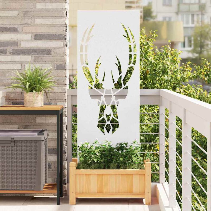 Casa si Gradina - Gradina si terasa - Decoratiuni exterior - Ornamente gradina - Panou decorativ pentru gradina Animal Print Alb 50 x 140 cm - Infinity.ro