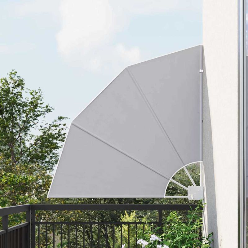 Casa si Gradina - Gradina si terasa - Umbrele si pavilioane - Umbrele - Panou de intimitate pentru balcon Gri 115 x 115 cm tesatura - Infinity.ro