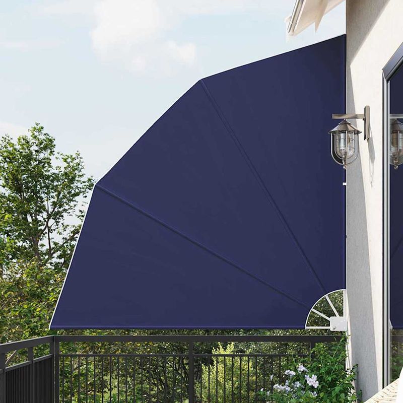 Casa si Gradina - Gradina si terasa - Umbrele si pavilioane - Umbrele - Panou de intimitate pentru balcon Manual Bleumarin 210 x 210 cm - Infinity.ro