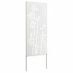 Casa si Gradina - Gradina si terasa - Decoratiuni exterior - Ornamente gradina - Panou decorativ pentru gradina Floral Alb 50 x 140 cm - Infinity.ro