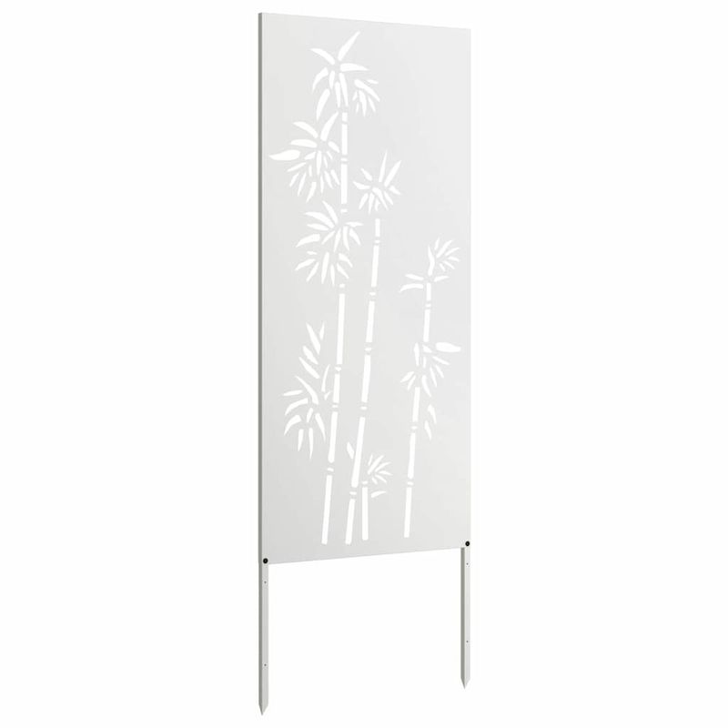 Casa si Gradina - Gradina si terasa - Decoratiuni exterior - Ornamente gradina - Panou decorativ pentru gradina Floral Alb 50 x 140 cm - Infinity.ro