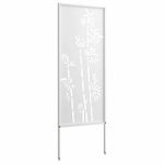 Casa si Gradina - Gradina si terasa - Decoratiuni exterior - Ornamente gradina - Panou decorativ pentru gradina Floral Alb 50 x 140 cm - Infinity.ro