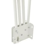 Casa si Gradina - Gradina si terasa - Umbrele si pavilioane - Umbrele - Panou de intimitate pentru balcon Antracit si alb 210 x 210 cm - Infinity.ro