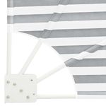 Casa si Gradina - Gradina si terasa - Umbrele si pavilioane - Umbrele - Panou de intimitate pentru balcon Antracit si alb 210 x 210 cm - Infinity.ro