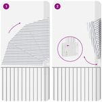 Casa si Gradina - Gradina si terasa - Umbrele si pavilioane - Umbrele - Panou de intimitate pentru balcon Antracit si alb 210 x 210 cm - Infinity.ro