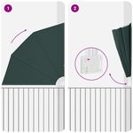 Casa si Gradina - Gradina si terasa - Umbrele si pavilioane - Umbrele - Panou de intimitate pentru balcon Verde inchis 210 x 210 cm - Infinity.ro