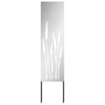 Casa si Gradina - Gradina si terasa - Decoratiuni exterior - Ornamente gradina - Panou decorativ pentru gradina Argintiu 32 x 140 cm - Infinity.ro