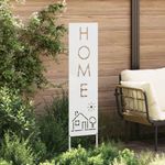 Casa si Gradina - Gradina si terasa - Decoratiuni exterior - Ornamente gradina - Panou decorativ pentru gradina Traforaj Alb 32 x 140 cm - Infinity.ro