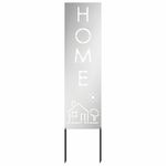 Casa si Gradina - Gradina si terasa - Decoratiuni exterior - Ornamente gradina - Panou decorativ pentru gradina Argintiu 32 x 140 cm - Infinity.ro