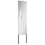 Casa si Gradina - Gradina si terasa - Decoratiuni exterior - Ornamente gradina - Panou decorativ pentru gradina Argintiu 32 x 140 cm - Infinity.ro