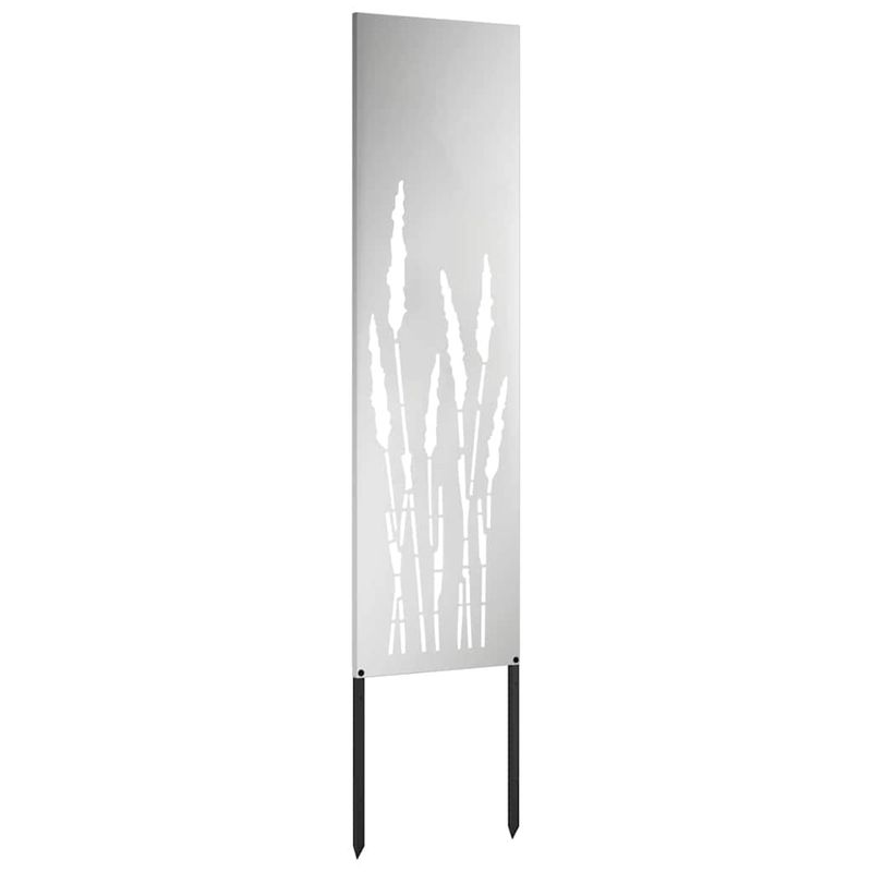 Casa si Gradina - Gradina si terasa - Decoratiuni exterior - Ornamente gradina - Panou decorativ pentru gradina Argintiu 32 x 140 cm - Infinity.ro