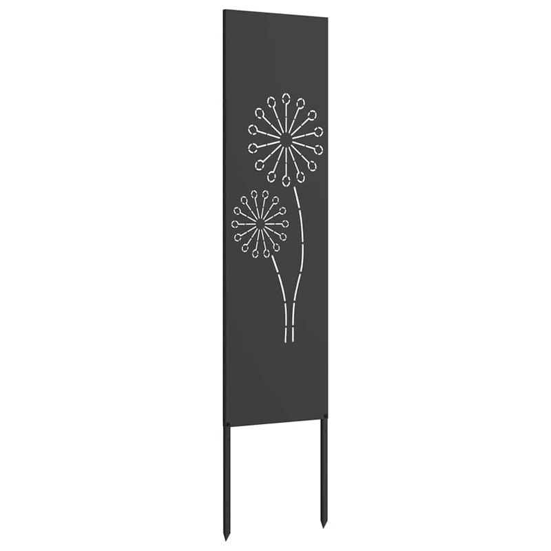 Casa si Gradina - Gradina si terasa - Decoratiuni exterior - Ornamente gradina - Panou decorativ pentru gradina Traforaj Negru 32 x 140 cm - Infinity.ro