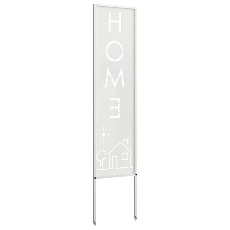 Casa si Gradina - Gradina si terasa - Decoratiuni exterior - Ornamente gradina - Panou decorativ pentru gradina Traforaj Alb 32 x 140 cm - Infinity.ro