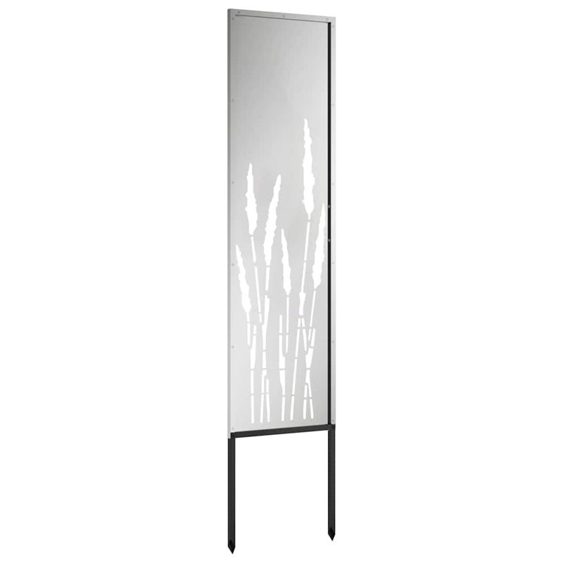 Casa si Gradina - Gradina si terasa - Decoratiuni exterior - Ornamente gradina - Panou decorativ pentru gradina Argintiu 32 x 140 cm - Infinity.ro