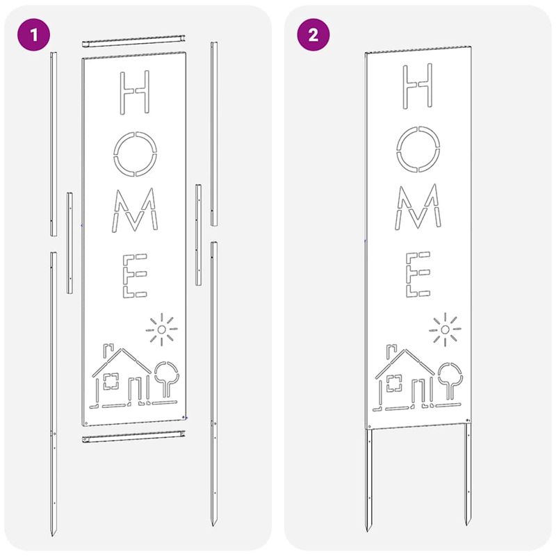 Casa si Gradina - Gradina si terasa - Decoratiuni exterior - Ornamente gradina - Panou decorativ pentru gradina Traforaj Alb 32 x 140 cm - Infinity.ro