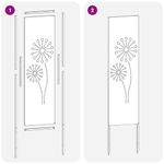 Casa si Gradina - Gradina si terasa - Decoratiuni exterior - Ornamente gradina - Panou decorativ pentru gradina Antracit 32 x 140 cm - Infinity.ro