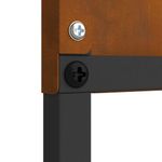 Casa si Gradina - Gradina si terasa - Decoratiuni exterior - Ornamente gradina - Panou decorativ pentru gradina Traforaj Ruginit 32 x 140 cm - Infinity.ro