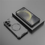 Laptop, Telefoane si Tablete - Telefoane mobile si accesorii - Accesorii Telefoane - Huse telefoane - Husa compatibil cu Samsung Galaxy S25 Plus cu protectie spate si margini anti-soc; Fumuriu – Model Fagure - Infinity.ro