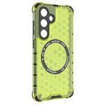 Laptop, Telefoane si Tablete - Telefoane mobile si accesorii - Accesorii Telefoane - Huse telefoane - Husa compatibil cu Samsung Galaxy S25 Plus cu protectie spate si margini anti-soc; Verde – Model Fagure - Infinity.ro