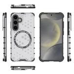 Laptop, Telefoane si Tablete - Telefoane mobile si accesorii - Accesorii Telefoane - Huse telefoane - Husa compatibil cu Samsung Galaxy S25 Plus cu protectie spate si margini anti-soc; Transparent – Model Fagure - Infinity.ro