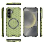 Laptop, Telefoane si Tablete - Telefoane mobile si accesorii - Accesorii Telefoane - Huse telefoane - Husa compatibil cu Samsung Galaxy A55 cu protectie spate si margini anti-soc; Verde – Model Fagure - Infinity.ro