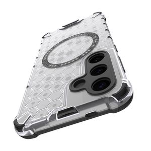 Husa compatibil cu Samsung Galaxy S24 cu protectie spate si margini anti-soc; Transparent – Model Fagure