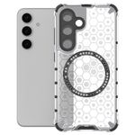 Laptop, Telefoane si Tablete - Telefoane mobile si accesorii - Accesorii Telefoane - Huse telefoane - Husa compatibil cu Samsung Galaxy S24 cu protectie spate si margini anti-soc; Transparent – Model Fagure - Infinity.ro