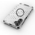 Laptop, Telefoane si Tablete - Telefoane mobile si accesorii - Accesorii Telefoane - Huse telefoane - Husa compatibil cu Samsung Galaxy A16 cu protectie spate si margini anti-soc; Transparent – Model Fagure - Infinity.ro