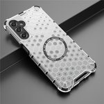 Laptop, Telefoane si Tablete - Telefoane mobile si accesorii - Accesorii Telefoane - Huse telefoane - Husa compatibil cu Samsung Galaxy A15 cu protectie spate si margini anti-soc; Transparent – Model Fagure - Infinity.ro