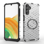 Laptop, Telefoane si Tablete - Telefoane mobile si accesorii - Accesorii Telefoane - Huse telefoane - Husa compatibil cu Samsung Galaxy A14 cu protectie spate si margini anti-soc; Fumuriu – Model Fagure - Infinity.ro