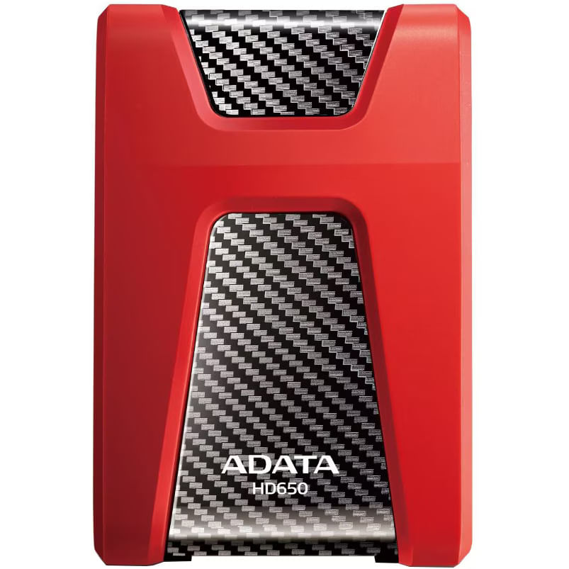 Hard disk extern, 2TB, USB3.1, Rosu