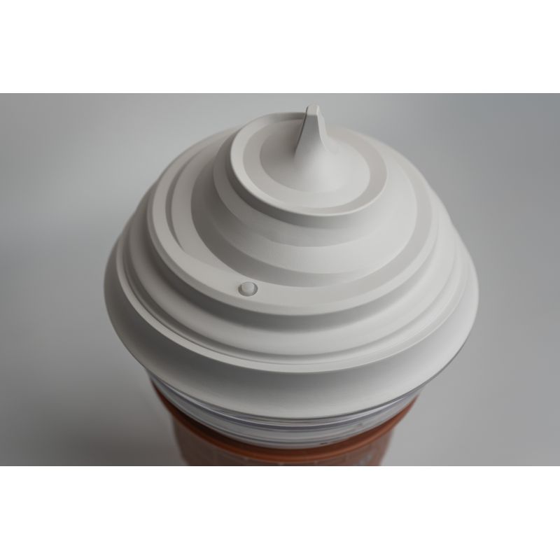 Electronice si Electrocasnice - Electrocasnice bucatarie - Aparate de gatit & desert - Aparate de preparat desert - Mini aparat de facut inghetata Lifenaxx LX-059, 330ml, USB-C, 8W, Alb/Maro - Infinity.ro