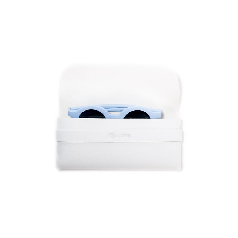 Fashion, accesorii si bijuterii - Copii - Accesorii copii - Ochelari de soare copii - Ochelari de Soare Polarizati Pentru Copii, UV 400, Rame Flexibile, Toc Protectie Inclus, 3-10 Ani, Albastru, LUVLU™ - Infinity.ro