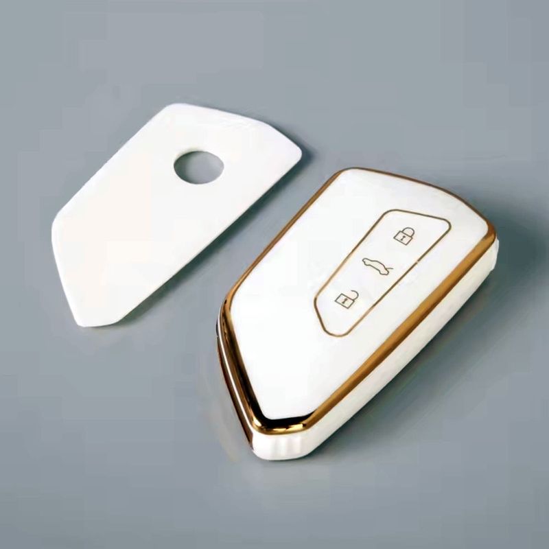 Auto si Moto - Electronice auto - Accesorii electronice auto - Husa de protectie Premium pentru cheie Volkswagen compatibil cu Golf 8, Skoda Octavia, A8, MK4, MK8, Seat Leon, MK4 - Infinity.ro