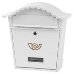 Casa si Gradina - Constructii - Depozitare, transport si protectie - Cutii postale - Cutie postala Strend Pro Napoleon B, 360 x 135 x 370 mm, Alba - Infinity.ro