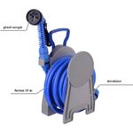 Casa si Gradina - Gradinarit si plante - Instalatii si accesorii pentru irigatii - Furtunuri de gradina si accesorii - Furtun de stropit 1/2 cu derulator si pistol stropit, lungime 10m - Infinity.ro