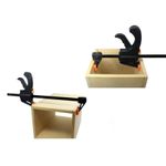 Casa si Gradina - Constructii - Scule electrice si accesorii - Menghine si cleme fixare - Menghina rapida, clema fixare cu bara metalica 200x63 mm - Infinity.ro